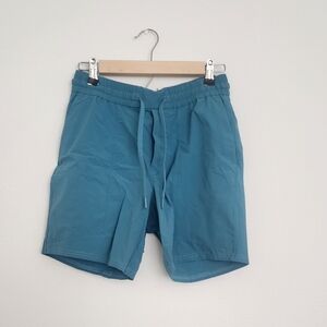 Lululemon Men's Bowline Short Stretch Ripstop Size Small Crest Blue